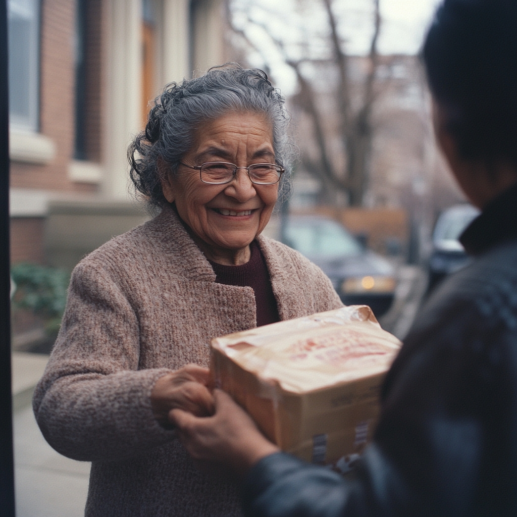 An older adult in the community